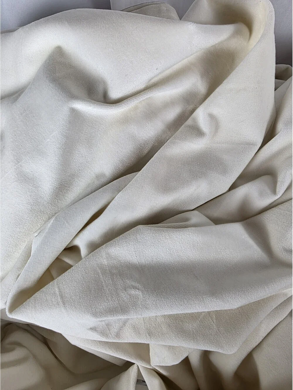 IKEA SANELA Room Darkening Curtains Pair Beige VELVET 55×118